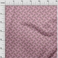 thumbnail image 3 of oneOone Cotton Cambric Rose Pink Fabric Asian Ikat Craft Projects Decor Fabric Printed By The Yard 56 Inch Wide, 3 of 4