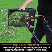 LawnMaster MEB1216K 16-Inch Corded Electric Lawn Mower, 12AMP, Folded, 5 Heights, 8-Gallon Bag, Lightweight for Small & Medium Lawns