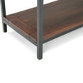 thumbnail image 6 of Simpli Home Skyler 54 inch Wide Solid Mango Wood Industrial Console Sofa Table in Dark Cognac Brown, 6 of 6