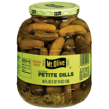 Mt. Olive Petite Dills Kosher Pickles, 46 fl oz