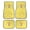 Cute Bee, variant on Pzuqiu Floral Print Auto Rugs All Weather Protection Floor Liners Car Floor Mats, Not Easy to Fade Full Set, Fit for SUV Truck Trucks