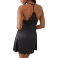 thumbnail image 2 of Wacoal Women's Center Stage Chemise, Black/Graphite, X-Large, 2 of 3