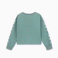 thumbnail image 6 of PatPat Kids Clothing 2 Piece Outfit Set Long Sleeve Top Pants Floral Side Print Green 7-8Y, 6 of 13