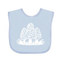 Inktastic Retro Morel Mushrooms Boys or Girls Baby Bib