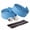 Blue, variant on YDYB 2 Rolls Bike Handlebar Tape with End Plugs, 2.8mm Cushion Foam Bicycle Bar Wraps for Vintage Cruiser, Retro City Bike & Casual Commuter, Brown