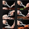 thumbnail image 3 of Leodye 1PCS Stainless Steel Multi purpose Kitchen Scissors Food Scissors with Comfortable Grip for Kitchen Use -9.06*3.74IN, 3 of 6