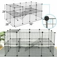 36 Panels TwoStorey Fence Kennel Dog Playpen Pet Play Pen Exercise