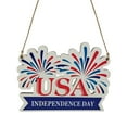 Decorative Signs On July 4 To Hang Wooden Tags American Flag