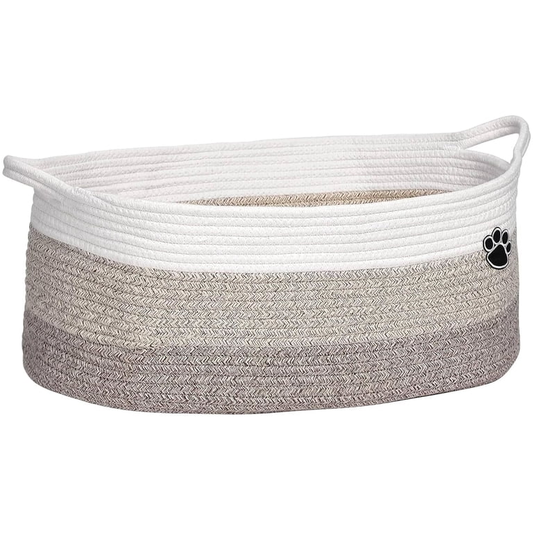Optish Large Woven Cotton Rope Storage Basket photo 1