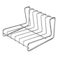 thumbnail image 1 of Estante para almacenar platos Estante para platos Estante organizador de acero inoxidable Estante multifuncional para cuencos 6 cuadrícula, 1 of 9