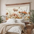 thumbnail image 3 of Vintage Mushroom Large Tapestry for Bedroom Wall Hanging Tapestry,Spring Floral Retro Art Pastoral Botanical Ceiling Backdrop Tapestries Poster Blanket Wall Decor for Living Room 100" x 59", 3 of 8