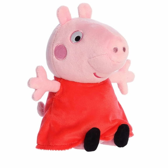 Aurora - Small Pink Playful Stuffed Animal - 6" Peppa Pig