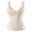 Beige, variant on Corset Top Lingerie Bustier Women Zipper Suspenders Shoulder Strap Medieval Plus Size Renissance Halloween Pink 2XL