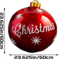 thumbnail image 3 of Outdoor Christmas Inflatable Decorated Ball PVC Big Large Balls Xmas DecorGH1331, 3 of 4