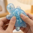 thumbnail image 6 of Blue Turtle Stress Relief Squeeze Gadget, Soft & Durable Non-Toxic Decompression Pinch , Cute Kawaii Design, Portable Fidget for All Ages, Sensory Anxiety Relief for Home & Office,3.7 in., 6 of 6