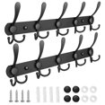 thumbnail image 1 of Perchero Pared, Ganchos para Abrigos, Dise&ntilde;o De Tres Ganchos, Ganchos Utilitarios Vintage Negro, Perchero de Pared 5 Ganchos para Puerta y Pared Colgar Bolsas, Ropa,Gorras, Llaves,Abrigos,M, 1 of 6