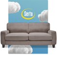 thumbnail image 1 of Serta at Home Palisades 77" Deep Seating Sofa in Gray, 1 of 9