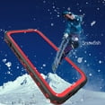 thumbnail image 4 of Feishell for iPhone 13 Waterproof Case Built-in Screen Protector Clear Water Proof Shockproof Dustproof Snowproof Full Body Rugged Transparent Underwater Phone Case,Red, 4 of 10