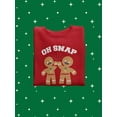 thumbnail image 3 of Oh Snap! Gingerbread Sweatshirt Women -Smartprints Designs, Female 5X-Large, 3 of 4