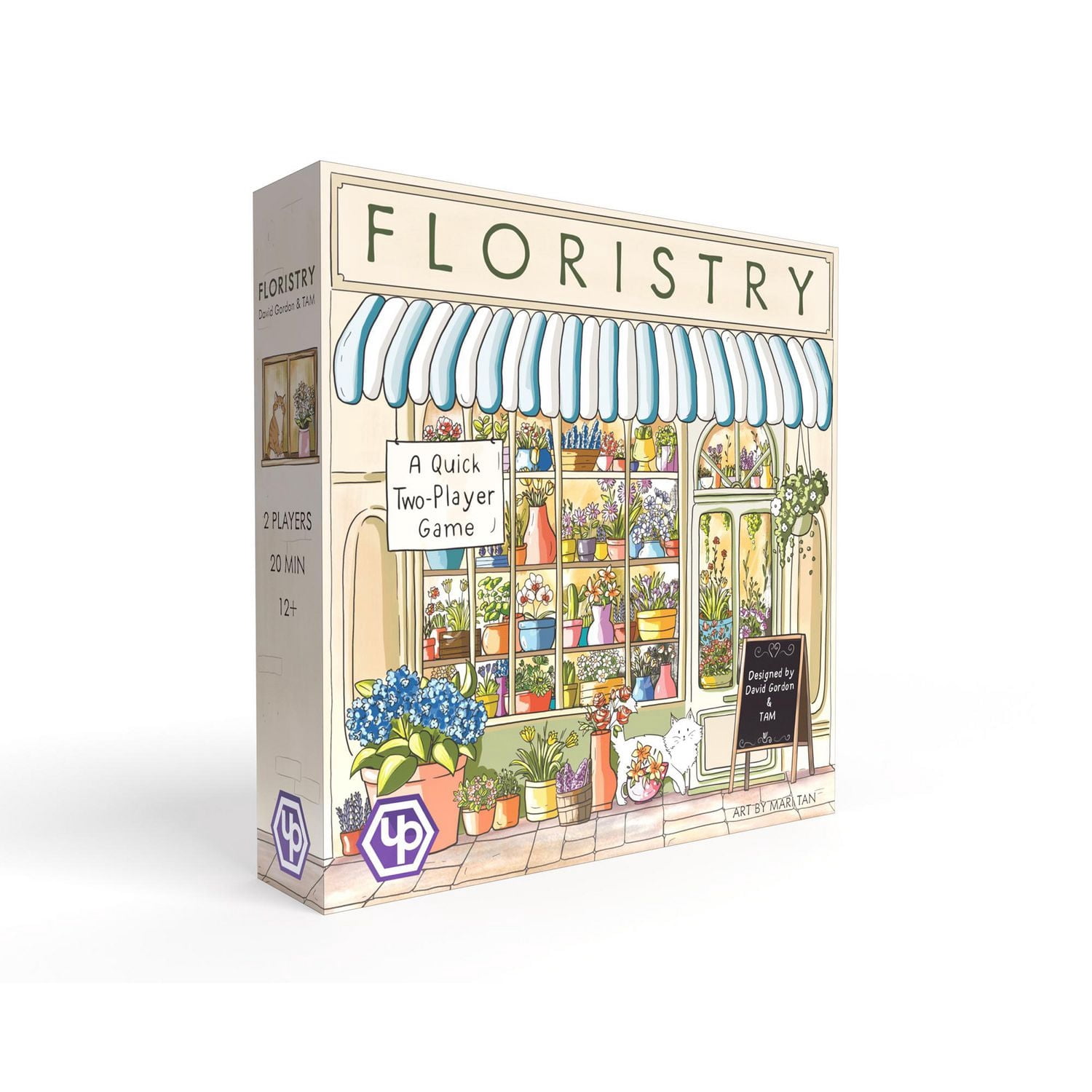Asmodee - Up Games - Floristry - Jeu de Société Idéal pour s'Amuser en Famille - Pour 2 Joueurs - À partir de 8 ans - Anglais