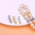 thumbnail image 2 of Necklace Shortener Clasp Mini Pearl Enhancer Push Clasp Extender Necklace Chain Connector for Jewelry Crafts Making, 2 of 15