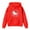 Red, variant on Big Girl's Graphic Hoodie Horse Print Pullover Hooded Sweatshirt, Sizes 10-11