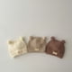 thumbnail image 4 of Gorro de bebé de invierno con doble bola, cálido, con capucha, de punto, transpirable, cómodo y versátil, 4 of 5