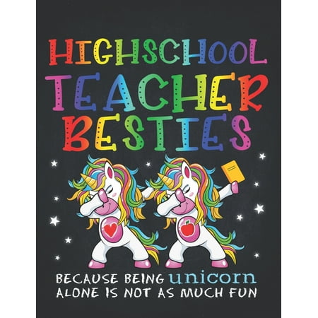 Unicorn Teacher: High School Teacher Besties Teacher's Day Best Friend Composition Notebook College Students Wide Ruled Lined Paper Mag