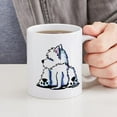 thumbnail image 4 of CafePress - Cool Belly Westie Mug - 11 oz Ceramic Mug - Novelty Coffee Tea Cup, 4 of 4