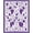 Purple, Pattern 2, variant on Flatwoven High Traffic Area Rug, Elegant Grape Cluster Inspired with Intertwined Vine Geometry and Curves, Non Slip, Stain Resistant, Washable Area Rugs for Living Room, Bedroom(Purple, 2X3)