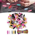 thumbnail image 2 of 100 piezas de cierre, conectores de barril de cuentas, cierres separables, accesorios de bricolaje desmontables, cierres separables para collar, 2 of 9