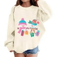 thumbnail image 5 of THJRPQJFD Christmas Graphic Tees Cute Tops for Teen Girls Cute Y2k New Born Clothes Baby Boy Girl Clothes Size 8 7 Year Old Girl 2t Boy Clothes, Beige 11-12 Years, 5 of 6