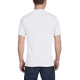 thumbnail image 4 of Hanes Essential-T Crewneck Short Sleeve Men's White T-Shirt, 100% Cotton, Size L, 6 Pack, 4 of 5