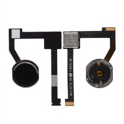 GSA Home Button with Flex Cable Ribbon and Home Button Connector for iPad mini 4 - Black