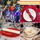 thumbnail image 5 of Elementos decorativos dorados con diseño de triángulo hueco descentrado, aspecto brillante y moderno de hierro metálico para decoración de mesa de cena de fiesta de bodas, juego de 12 piezas, 5 of 5
