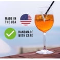 thumbnail image 3 of Etched Monogram 16oz Stemmed Wine Glass (Letter V) – A-Z Customized Gifts for Women, Personalized Wine Gifts for Women, Custom Engraved Gift for Wedding, Wine Accessories for Wine Lovers, Mom, Sister, 3 of 5