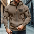 thumbnail image 2 of Vestes à Capuche pour Hommes Manches Raglan Veste à Capuche Sportive pour Hommes avec Multiples Poches, 2 of 4