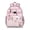 Pink-20, variant on Bee Lovers Students Backpack with Cute Bumble Bee Cartoon, Honeybee Lover Print Design, Yellow Hive Pattern for Students and Students
