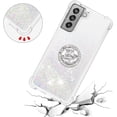 thumbnail image 5 of Samsung Galaxy S21 FE (Not S21) Case,Creativity Clear Quicksand Glitter Flowing Liquid Floating Soft TPU Case w/Stand Bling Diamond Sparkle Phone Cover for Samsung Galaxy S21 FE  Colorful, 5 of 14