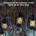 thumbnail image 4 of Light String Vintage Kerosene Lamp Shape LED Light Remote Control Waterproof Halloween Christmas Atmosphere Light Home Party Deco, 4 of 10