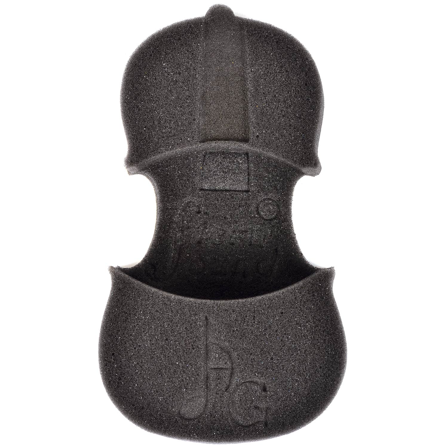 AcoustaGrip Concert Performer Thick Violin and Viola Shoulder Rest Charcoal
