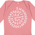 thumbnail image 4 of Inktastic Pi Day Pi Numerals in Spiral Boys or Girls Long Sleeve Baby Bodysuit, 4 of 5