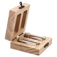 thumbnail image 4 of MasteelfCA Fetal Hair Storage Box Wooden Collection Box Fetal Hair Preserving Box Souvenir Storage Box, 4 of 8