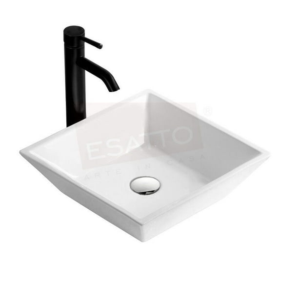 Esatto® Kit Maya N Paquete De Precio Mejorado Con Lavabo Llave Y Desagües Listo Para Instalar ESATTO ECONOKIT MAYA N