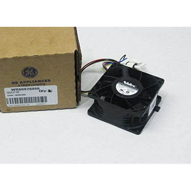 GE Refrigerator Evaporator Fan Motor WR60X26866, WR60X26033