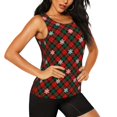thumbnail image 2 of Balery Christmas With Character Camiseta sin mangas estampada ligera para mujer, tops de entrenamiento sin mangas, camisetas de yoga transpirables de secado rápido.-Medium, 2 of 7