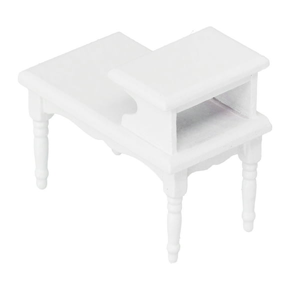 Dollhouse Tea Table, Furniture Model Decoration Dollhouse Coffee Table Compact Portable Miniature For Home For Toy Store