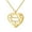 Gold, variant on Custom Name Love Heart Pendant Personalized Name Heart Necklace for Women Valentine's Day Gift