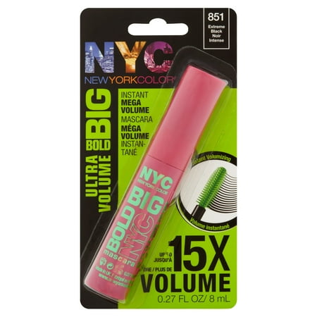 UPC 074170384673 product image for New york color 851 extreme black instant mega volume mascara, 0.27 fl oz | upcitemdb.com