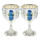 thumbnail image 1 of 2 copas de vino de metal vintage, copas de hierro para beber, copas de boda, copas de agua de hierro para festivales., 1 of 6